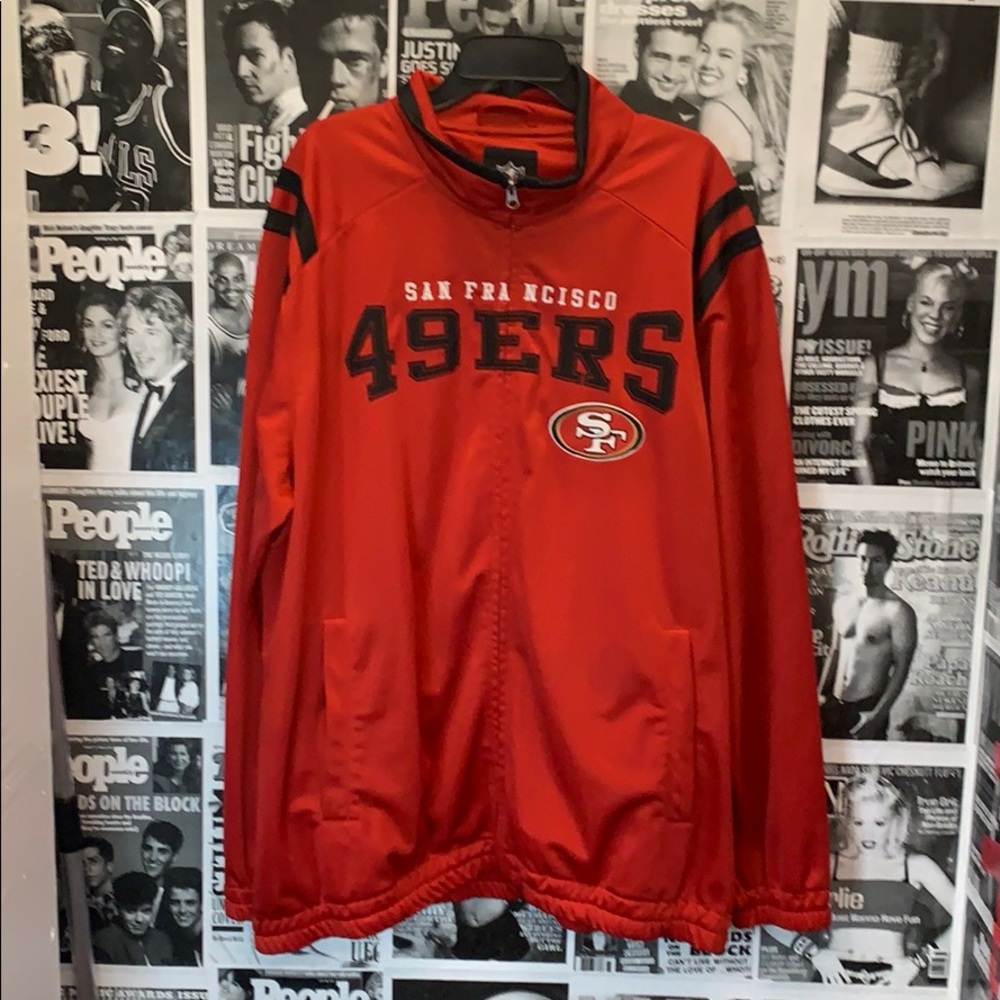 San Francisco 49ers NFL zip up jacket